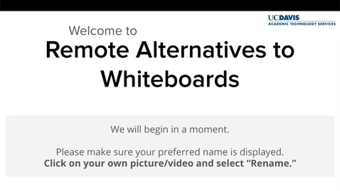 Thumbnail for entry ATS Webinar: Remote Alternatives to Whiteboards