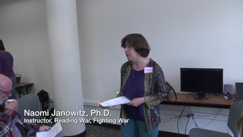Thumbnail for entry Online Showcase: Reading War, Fighting War