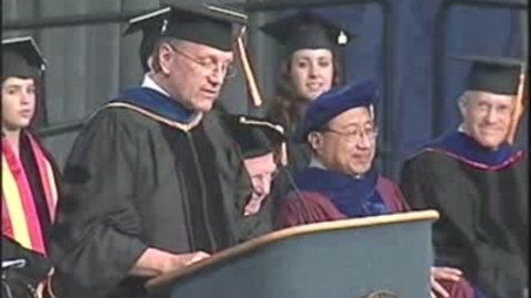 Thumbnail for entry 2009 - Chancellor Larry Vanderhoef Speaks at the College of Letters and Science Commencement Ceremony