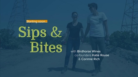 Thumbnail for entry Corinne Rich &amp; Katie Rouse // Sips and Bites: Birdhorse Wines, July 8, 2020