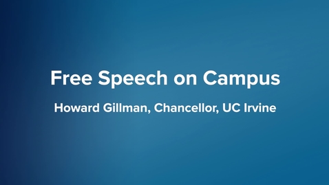 Thumbnail for entry Free Speech on Campus