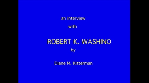 Thumbnail for Robert Washino