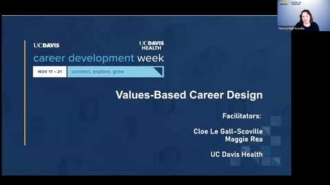 Thumbnail for Values Based Career Design