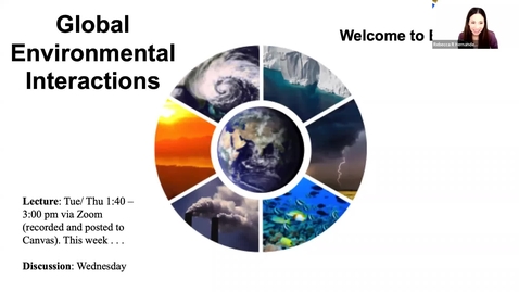 Thumbnail for Lecture 1 - Intro to Earth System Science - ESM 120 (Winter 2022)