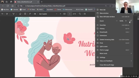 Thumbnail for Infant Nutrition and Weaning March 2025