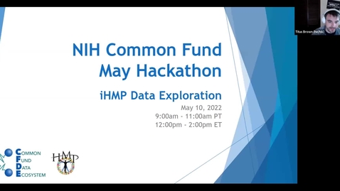 Thumbnail for entry CFDE May Hackathon - iHMP Exploration