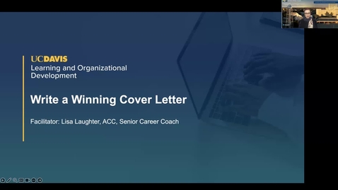 Thumbnail for 2025 Career Development Workshop Series - Writing a Winning Cover Letter