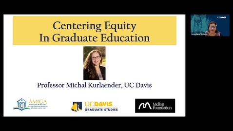 Thumbnail for entry Centering Equity in Graduate Education