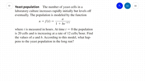 Thumbnail for Chapter 3 Review #86 - Yeast Population