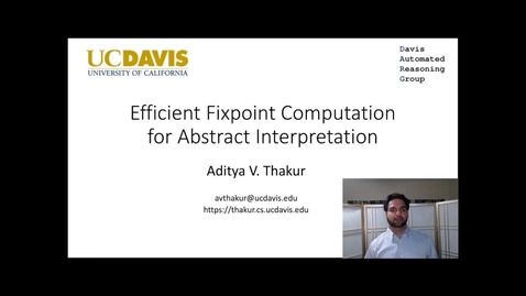 Thumbnail for Efficient Fixpoint Computation for Abstract Interpretation