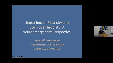 Thumbnail for entry Exploring the Mind: Sensorimotor Plasticity, Cognitive Flexibility and the Bilingual Brain: A Neuroemergentist Perspective.