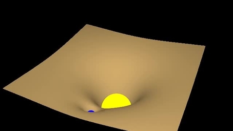 Thumbnail for Simulation of an orbit in Einstein's theory of gravity