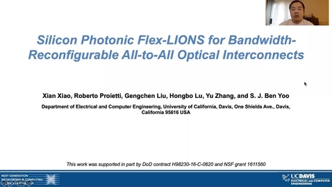 Thumbnail for Silicon Photonic Flex-LIONS for Bandwidth-Reconfigurable All-to-All Optical Interconnects