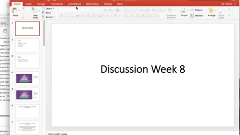 Thumbnail for Discussion Week 8 Lauren Hennelly
