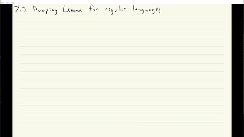 Thumbnail for ECS 120 5b:1 pumping lemma for regular languages