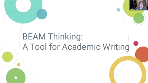 Thumbnail for entry BEAM: A Tool for Academic Writing