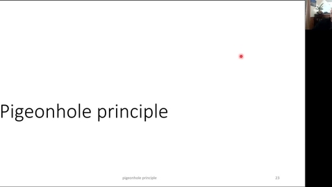 Thumbnail for ECS 120 0:6 pigeonhole principle (discrete math review)