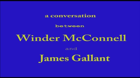 Thumbnail for entry Winder/James McConnell/Gallant
