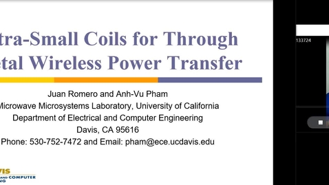 Thumbnail for entry Ultra-Small Coils for Through Metal Wireless Power Transfer