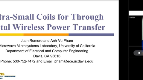 Thumbnail for Ultra-Small Coils for Through Metal Wireless Power Transfer