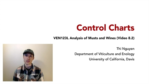 Thumbnail for entry VEN123L Video 8.2 - Control Charts