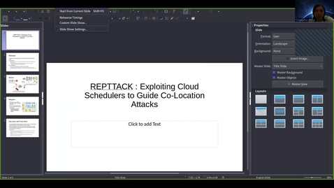 Thumbnail for entry REPTTACK : Exploiting Cloud Schedulers to Guide Co-Location Attacks