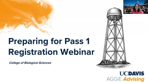 Thumbnail for College of Biological Sciences First-Year Students: Preparing for Pass 1 Webinar