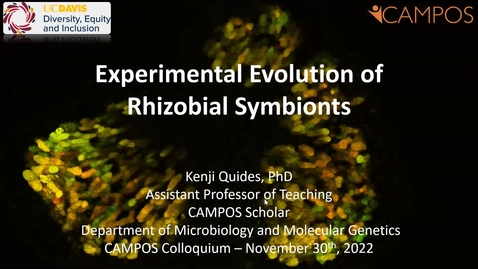 Thumbnail for entry CAMPOS Research Colloquium - Kenjiro  W.  Quides - November 30, 2022