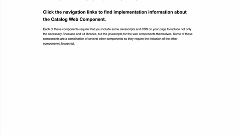 Thumbnail for Using Catalog Web Components Outside of Sitefarm - October 2nd 2024