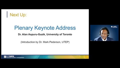 Thumbnail for Clip of HSI Summit Pt. 2 - &quot;Plenary Keynote&quot; (1 hr 1 min 32 sec)