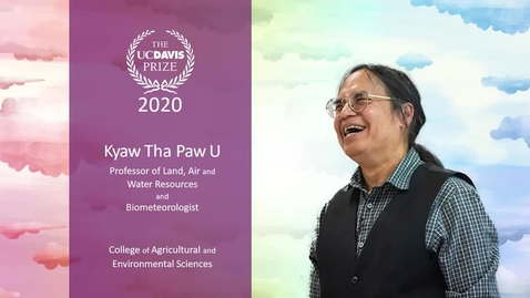 Thumbnail for 2020 UC Davis Teaching Prize - Kyaw Tha Paw U