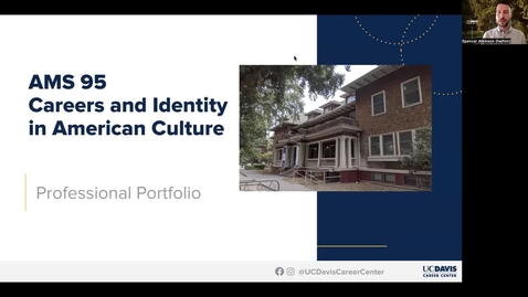 Thumbnail for AMS 95 ICA Professional Portfolio