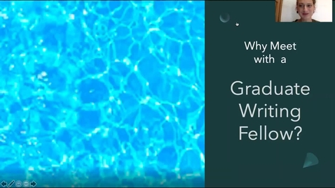 Thumbnail for Graduate Writing Fellow Consultations: How We Can Help