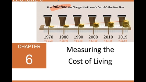 Thumbnail for entry ECN 1B: Lecture 6 - Measuring the Cost of Living (Part 1 of 2)