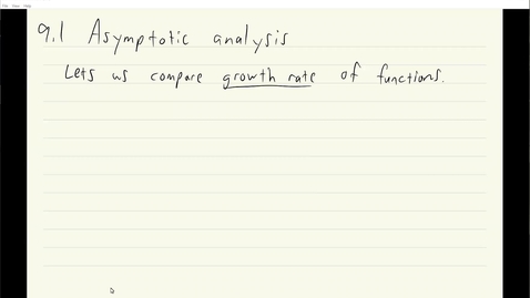 Thumbnail for entry ECS 120 6c:3 asymptotic analysis, definition of O() and o()