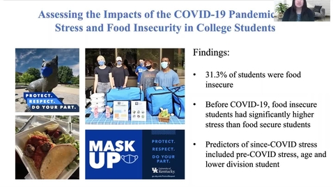 Thumbnail for entry UFWH 2021 - Samantha Udarbe_Assessing the Impacts of the COVID-19 Pandemic on Stress and Food Insecurity in College Students