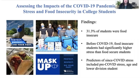 Thumbnail for UFWH 2021 - Samantha Udarbe_Assessing the Impacts of the COVID-19 Pandemic on Stress and Food Insecurity in College Students