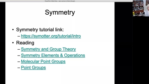 Thumbnail for entry CHE124a_1_Kauzlarich_pre-lecture 4_Point_Groups