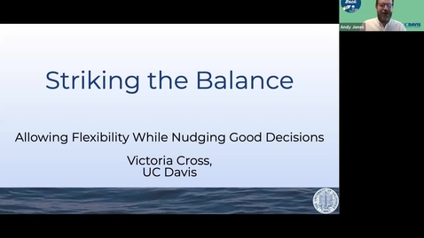 Thumbnail for SITT 2021 - Striking the Balance: Policies that Allow Flexibility While Nudging Good Decisions