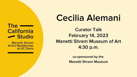 Thumbnail for entry Cecilia Alemani | Curator Talk