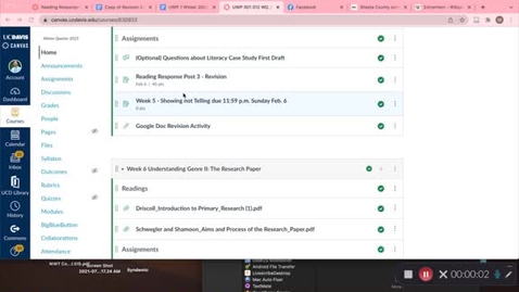 Thumbnail for Mini-Lecture Week 6 - Revision and Preparing to do a Research Paper