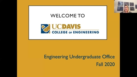 Thumbnail for College of Engineering Welcome Webinar