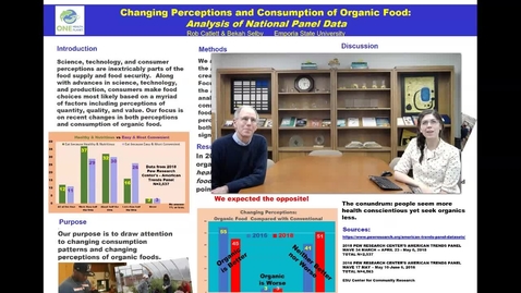 Thumbnail for entry UFWH 2021 - Rob Catlett _Bekah Selby_Changing Perceptions and Consumption of Organic Food_ Analysis of National Panel Data