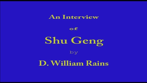 Thumbnail for entry Shu  Geng
