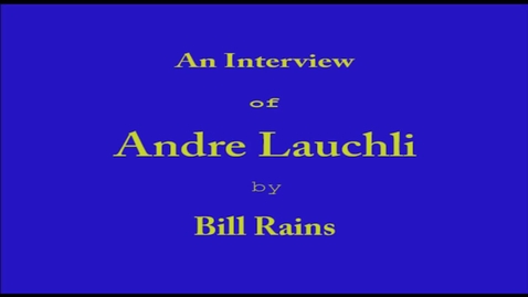 Thumbnail for Andre Lauchli
