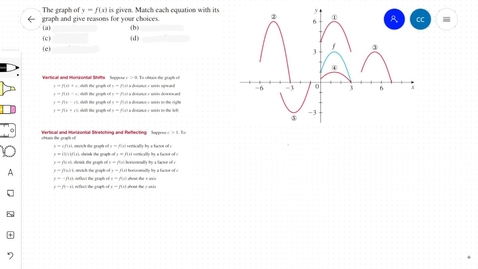 Thumbnail for entry Section 1.3 #3  -  Function Transformations