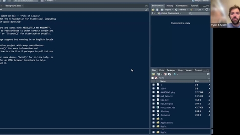 Thumbnail for Orientation to programming R and RStudio