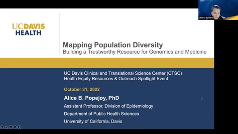Thumbnail for entry HERO Spotlight Event: Mapping Population Diversity - October 31, 2022