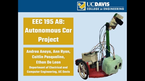 Thumbnail for entry Autonomous Car Project