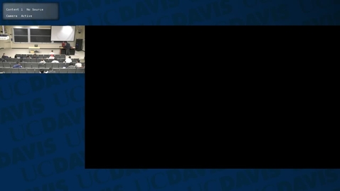 Thumbnail for ECS-127: 2019-02-25 12:10